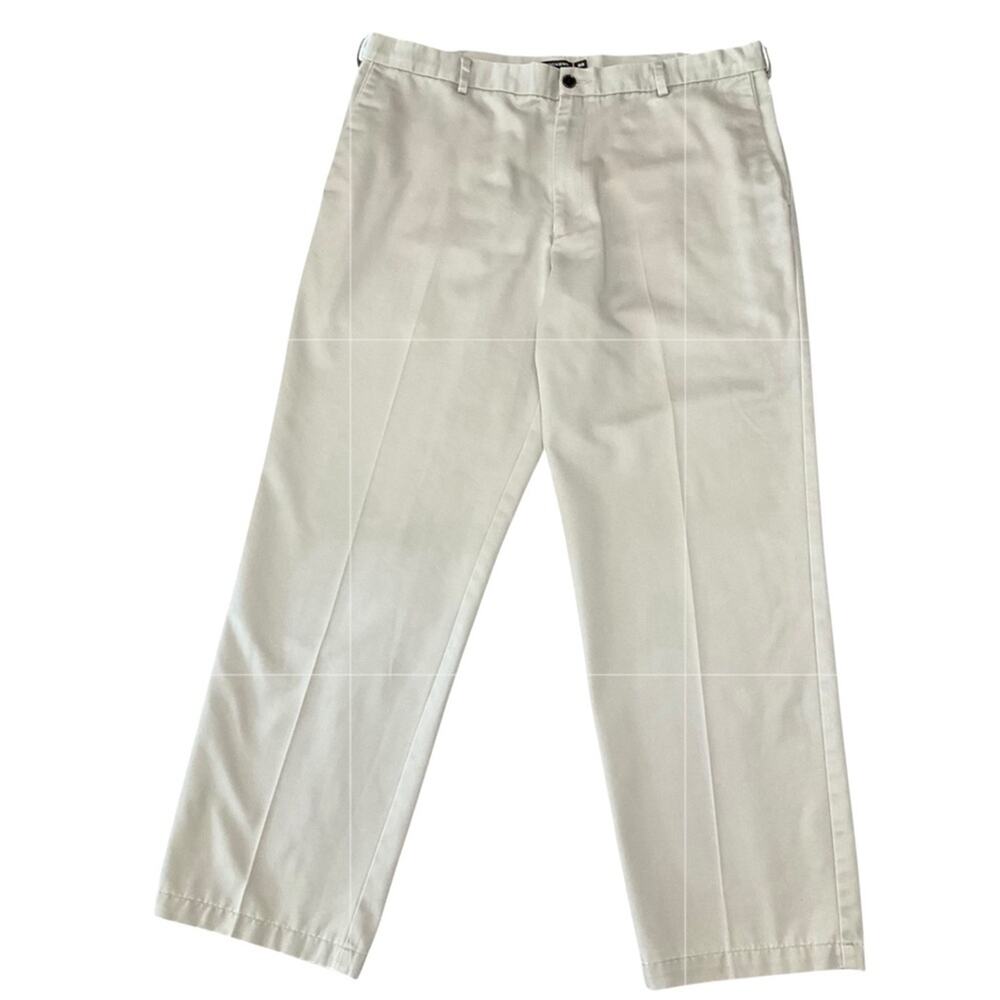Dockers Men's Pants Straight Leg Stretch Waist Band Khaki Size 38 X 32